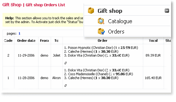 DP Gift store module - Start an Online Dating Business with PG Dating Pro Software