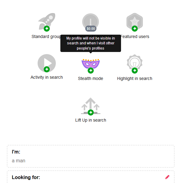 Stealth Dating Site