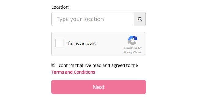 Dating Pro software: reCAPTCHA