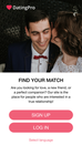 Android dating app demo by PG Dating Pro